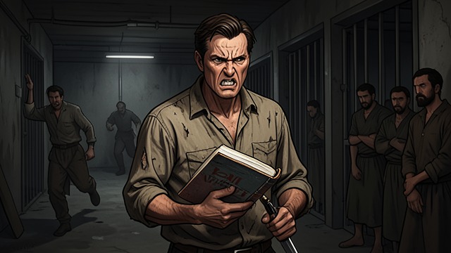 The Cardboard Shank from "A Man in Full". The Cardboard Shank Memory Mutt Simms recounts being raped as a teenager and making a weapon from a book cover to blind his attacker.