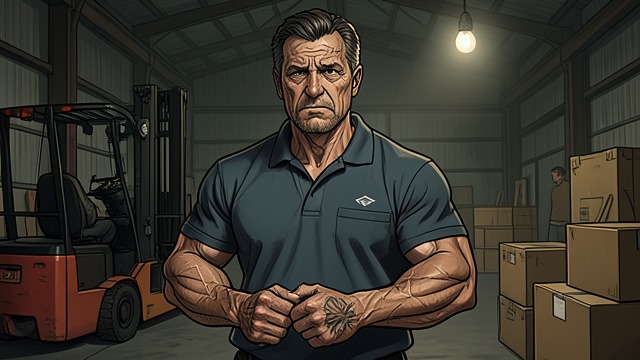 The Freezer Body from "A Man in Full". The Freezer Body Transformation Warehouse labor enlarges Conrad’s hands and forearms and gives him visible strength.
