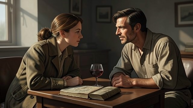 Conversation Through Ideas from "Man on Fire". A Careful Route to Friendship Subjects before confession Pinta draws Creasy into discussions about refugees, human rights and history.