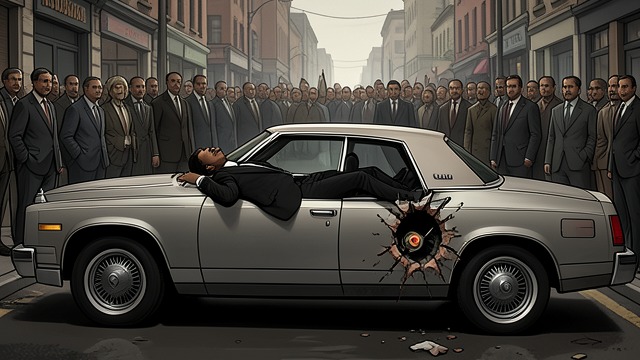 The Rome Strike from "Man on Fire". Conti Becomes a Target A public shock Creasy kills Conti with an RPG attack on his armored Cadillac.