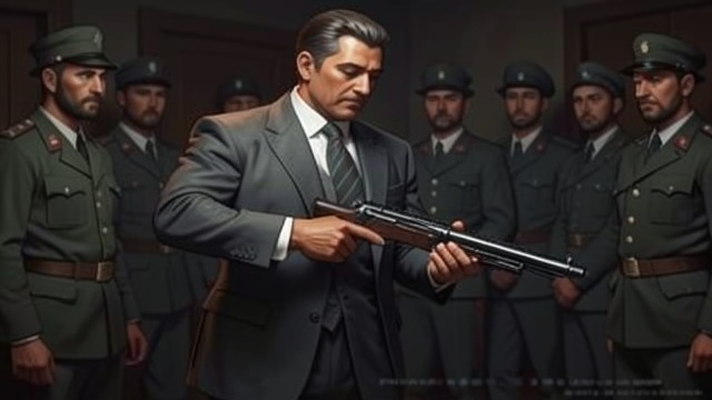 Experience Made Reflex from "Man on Fire". Skill in Motion A practiced instructor Creasy demonstrates weapons handling, magazine changes and close-quarters tactics to George Zammit’s squad.