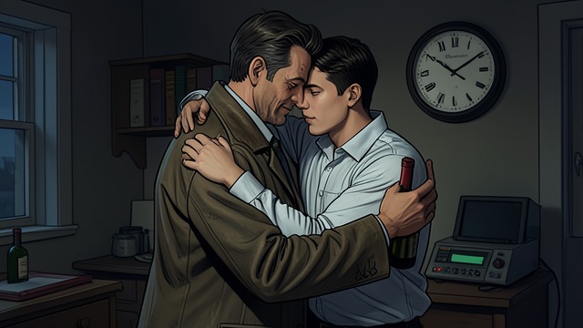 Recognition Without Questions from "Man on Fire". A Familiar Silence Reunion after years apart Guido sees that Creasy has aged and let himself go, but greets him with affection rather than interrogation.