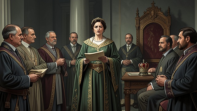 A Law Revived from "Pleasure". A Law Revived Political Demand Senators invoke an ancient rule requiring a female ruler to take a mate and secure succession.