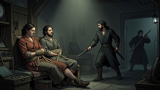 Final Captivity from "Pleasure". Final Captivity Coordinated Abduction Acadian captures Malaya and Guin, binds them, and forces Malaya to choose whether to trade her life for his.