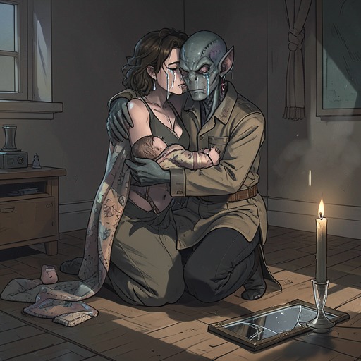 Magnus and Daenaira’s Marriage from "Pleasure". This flow traces a religious partnership tested by pregnancy, Acadian’s attack, miscarriage, and the couple’s decision to face grief together.