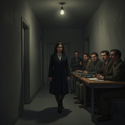 The Acadian Investigation from "Pleasure". This flow traces the conflict between a hidden political criminal and the people who struggle to prove who she is and stop her violence.