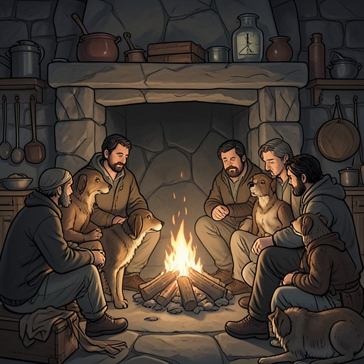 Found Family and Responsibility from "Pleasure". This flow traces how family extends beyond blood through cats, siblings, spouses, and people who choose to protect one another.
