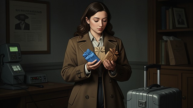 A Family Parcel in Mind from "Midwinter Break". Care Across Distance Gifts chosen Stella shops for a tie for Michael, a scarf for Danielle, and a small gift for Toby.