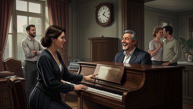 The Organ Recital from "Midwinter Break". Joking About Ailments A shared label Stella tells Gerry that another couple calls their daily illness discussion an organ recital.