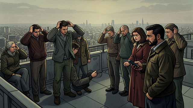 Bombs on Bloody Friday from "Midwinter Break". A City Under Attack A rooftop gathering At a topping-out ceremony in Belfast, Gerry and an architect friend hear a series of explosions.