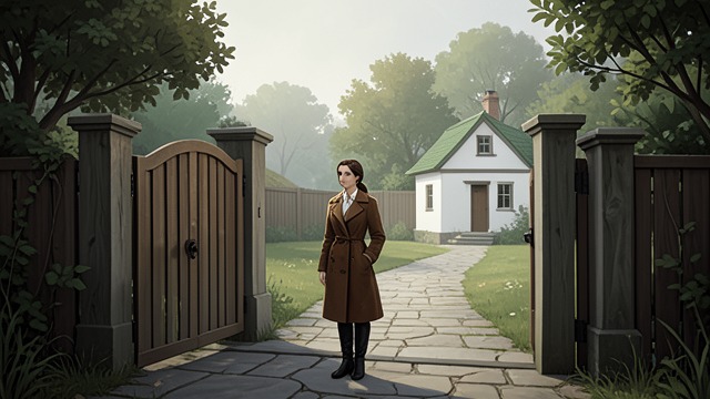 Returning to the Begijnhof from "Midwinter Break". Reopening the Question A place remembered Stella seeks the Begijnhof because she heard about it during an earlier teacher conference.