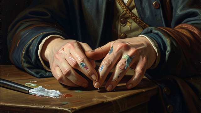 Rembrandt’s Hands from "Midwinter Break". Art and Permission Reading a painting Stella studies the hands of the figures in The Jewish Bride and sees the woman’s touch as part of the painting’s meaning.