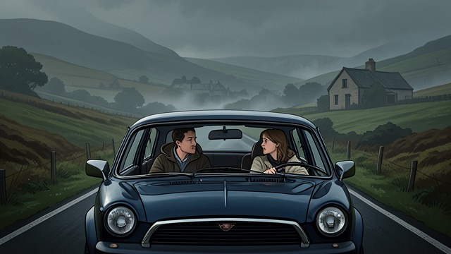The Road to Ballycastle from "Midwinter Break". Discovering Each Other Stories exchanged On the drive to Ballycastle, Stella tells Gerry about her family’s modest home and her hope for a council house.