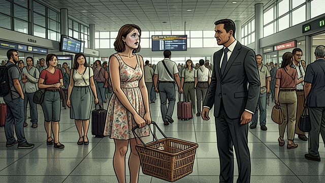 The Airport Flashback from "Midwinter Break". The Past Re-enters A sudden return In the quiet of the airport, Stella relives the day of the shooting: a hot summer street, her shopping basket, the shots…