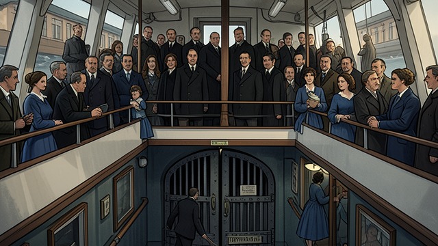 The Twelfth on Board from "Midwinter Break". A Divided Passage Two kinds of passengers The ferry is crowded with bands and Orangemen returning to Scotland after the Twelfth, while ordinary families seek…