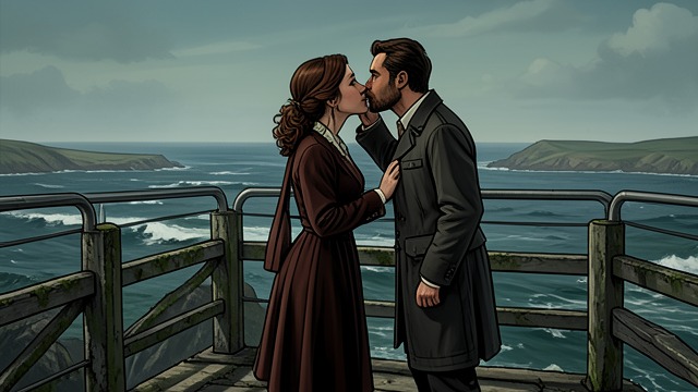 A Remembered First Kiss from "Midwinter Break". The Beginning of Attraction A day on the Antrim coast Stella remembers Gerry taking her to the Glens of Antrim and onward to Ballycastle.