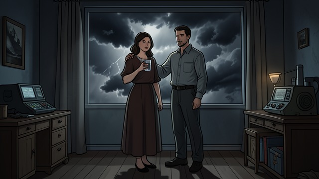 The Lift After the Storm from "Midwinter Break". Care in the Aftermath Returning to one another After Stella’s flashback, Gerry holds her hand and shoulders until her trembling eases.