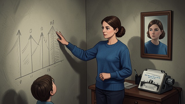 The Growth Marks from "Midwinter Break". A Mother Recognizes a Detail Height recorded Stella sees pencil marks showing how Anne and Margot grew.