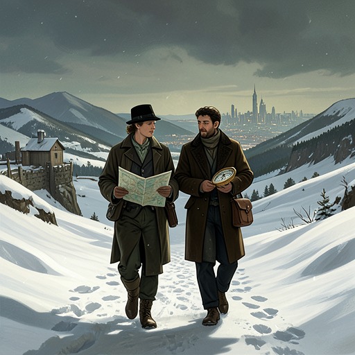 A Life Between Ireland and Amsterdam from "Midwinter Break". This flow traces how Irish history, Catholic memory, and Dutch spaces converge in the couple’s midwinter journey.