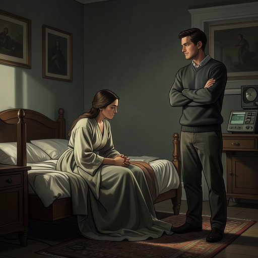 Faith and Doubt Between Spouses from "Midwinter Break". This flow traces how Stella’s devotional practice and Gerry’s skepticism become an intimate dispute over respect, purpose, and shared life.