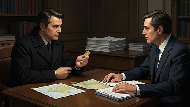 A Coin Becomes a Resource from "A Gentleman in Moscow". Hidden Wealth Used The Gold Count Alexander Ilyich Rostov retrieves a Catherine coin from Grand Duke Demidov’s desk and exchanges it for travel necessities.