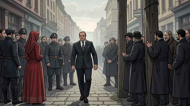 A Life in Exile from "A Gentleman in Moscow". Separation by the State Arrest and Sentence After his outburst over censorship, Mikhail Fyodorovich Mindich is arrested and sent to labor camps.
