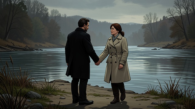 A Hand on Nevsky from "A Gentleman in Moscow". Love Begins in the City A Walk Together Mikhail Fyodorovich Mindich and Katerina Litvinova leave a library and walk through Leningrad toward Tikhvin Cemetery.