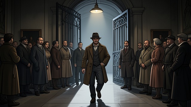 The Revolving Doors from "A Gentleman in Moscow". Departure A Final Walk Count Alexander Ilyich Rostov puts on Salisbury’s borrowed coat and hat, shoulders his rucksack, and crosses the lobby.