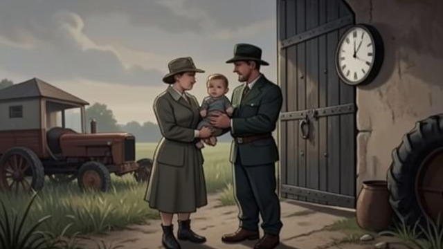 A Daughter Is Born from "A Gentleman in Moscow". Family in the Campaign Sofia’s Childhood Nina and Leo raise Sofia while working in the agricultural regions.