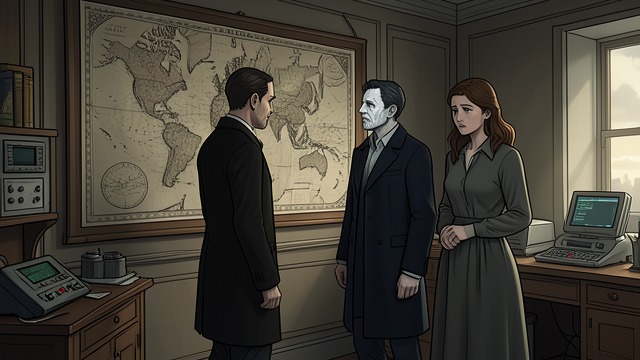 A Map Discovered from "A Gentleman in Moscow". The Exposure The Bishop’s Visit Bishop Leplevsky searches the Count’s room and finds the marked Paris map.