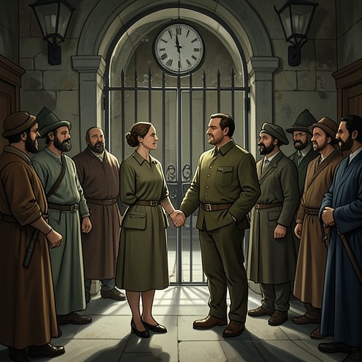 Nina, Leo, and the Cost of Conviction from "A Gentleman in Moscow". This thread follows Nina Kulikova and Leo from collectivization work through arrest, separation, and the uncertain consequences of their political commitment.