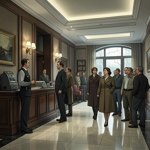 The Hotel’s Political Transformation from "A Gentleman in Moscow". This thread tracks how revolutionary power changes the hotel’s rituals, staff, and daily operations while old forms of status persist in new costumes.