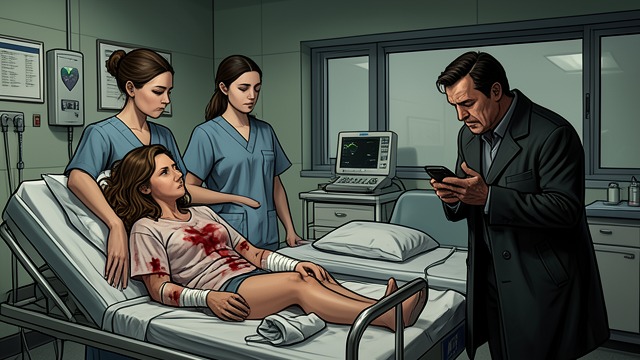 The Emergency Room from "The Negotiation". A Severe Accident Crisis Emily Wade is brought to the emergency room after a car accident with serious injuries and internal bleeding.