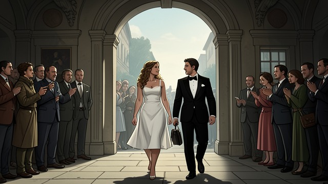 The Chapel in Las Vegas from "The Negotiation". Marriage as Their Decision Choice Jackson Caine arranges a wedding in Las Vegas, with family and friends present.