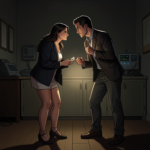 Breaking the Contract from "The Negotiation". Emily Wade and Jackson Caine confront the emotional reality their rules were designed to suppress.