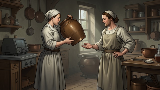 Cisti’s Discreet Hint from "The Decameron". Cisti’s Discreet Hint A request mishandled Messer Geri’s servant approaches Cisti with an unsuitable large vessel for the baker’s fine wine.