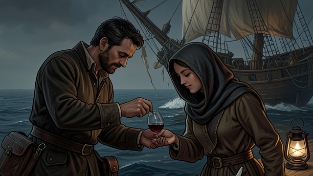 From Pericone to Marato from "The Decameron". From Pericone to Marato A relationship begins Pericone uses wine to lower Alatiel’s resistance, and she enters a sexual relationship with him.