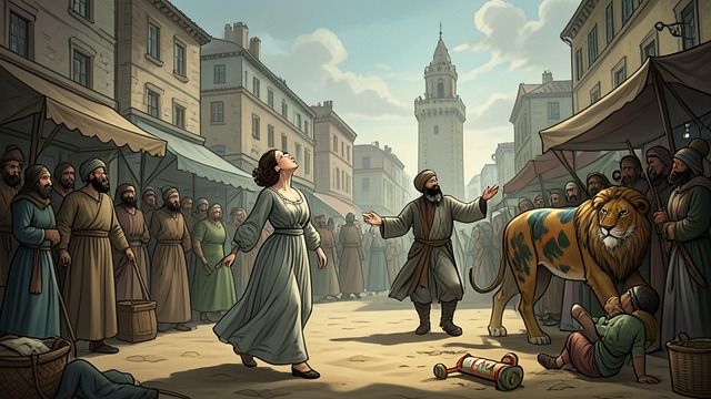 Return and Marriage from "The Decameron". Return and Marriage Recognition at Baffa Antigonus recognizes Alatiel in Cyprus and helps arrange her return to her father.