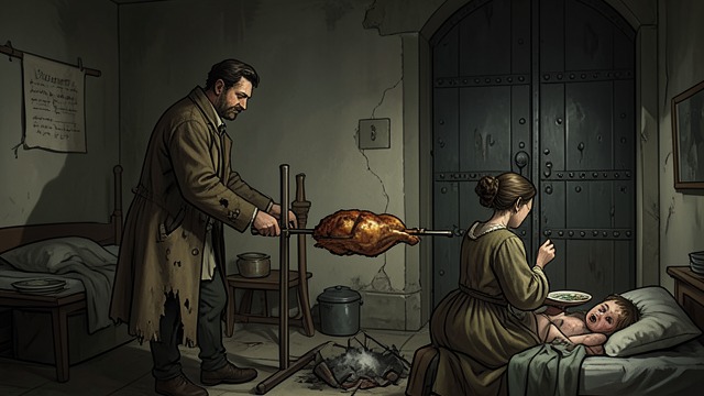 The Falcon Served from "The Decameron". The Falcon Served Hospitality preserved Unable to find a worthy meal, Federigo kills and serves his falcon.