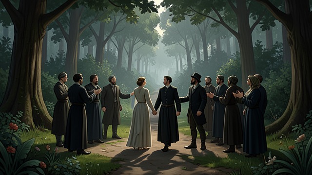 Return to Rome from "The Decameron". Return to Rome A new household Pietro and Agnolella celebrate their union at the estate. The lady arranges an escort to make their return safer.