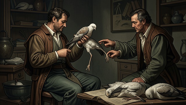 The Crane Excuse from "The Decameron". The Crane Excuse A missing leg Chichibio gives a crane’s thigh to Brunetta, then serves the bird to Currado missing one leg. His master demands an explanation.