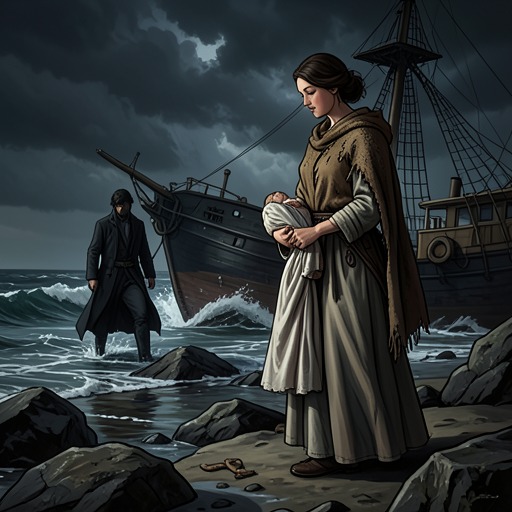 Beritola’s Separation and Family Reunion from "The Decameron". This flow follows Beritola from political flight and island isolation through the loss of her children and the eventual restoration of her family.