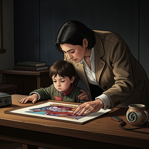 Teacher and Learner from "Elements". This flow traces the reciprocal bond through which teaching directs attention while learning turns direction into independent understanding.