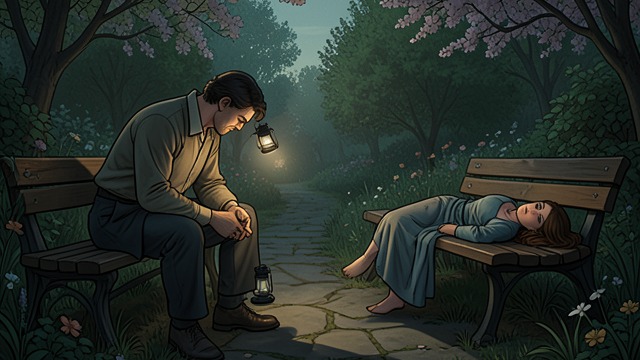 The Last Shared Vigil from "The Beast in the Jungle". The Last Shared Vigil A Failing Witness May’s health declines, and Marcher begins to fear losing the person who has watched beside him.