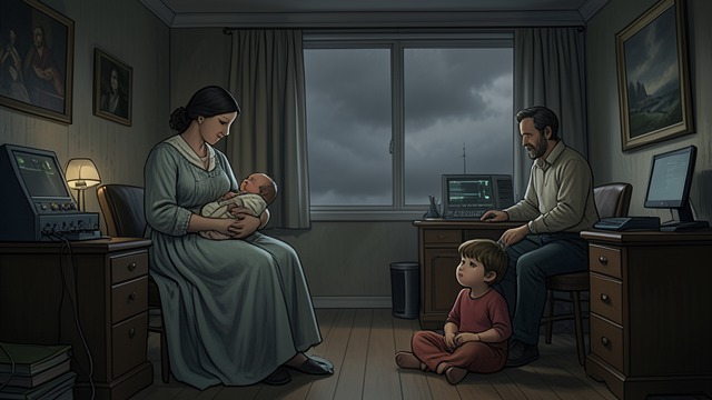 A Mother’s Grief and a New Baby from "Happiness for Beginners". A Mother’s Grief and a New Baby A family reorganized After Nathan’s drowning, Helen’s mother becomes frantic with grief and later becomes pregnant with Duncan.