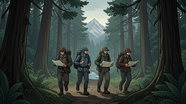 The Wilderness Refuses Control from "Happiness for Beginners". The Wilderness Refuses Control A route disappears Mason’s shortcut leaves the group without a marked trail.