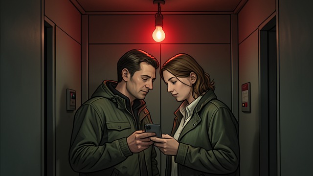 Presence in the Elevator from "Happiness for Beginners". Presence in the Elevator A choice made now Trapped in the elevator, Helen and Jake exchange the truths each has withheld.