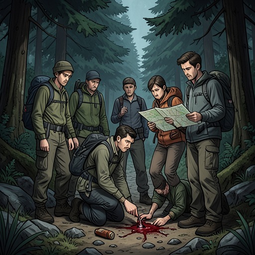 The Course’s Rules Versus Its Leadership from "Happiness for Beginners". Warnings intended to protect participants collide with inadequate preparation and risky choices, culminating in preventable accidents and improvised rescue.