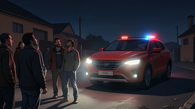 A Welcome Arrival from "Clown in a Cornfield". A Welcome Arrival A sign of help The survivors see red and blue lights approaching and believe a sheriff’s cruiser means emergency services have finally…