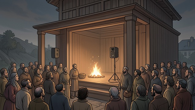 The Barn as a Haven from "Clown in a Cornfield". The Barn as a Haven A place for celebration The Tillerson barn holds the dance floor and DJ, while the clearing outside offers fires and drinks.
